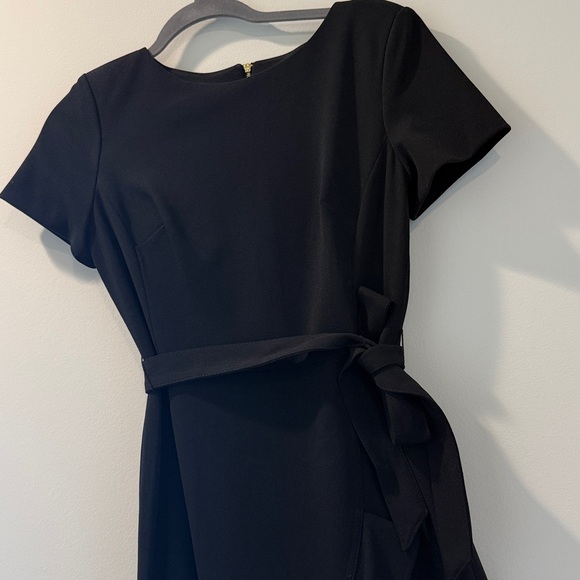 Calvin Klein Black Ruffle Dress - Picture 2 of 5